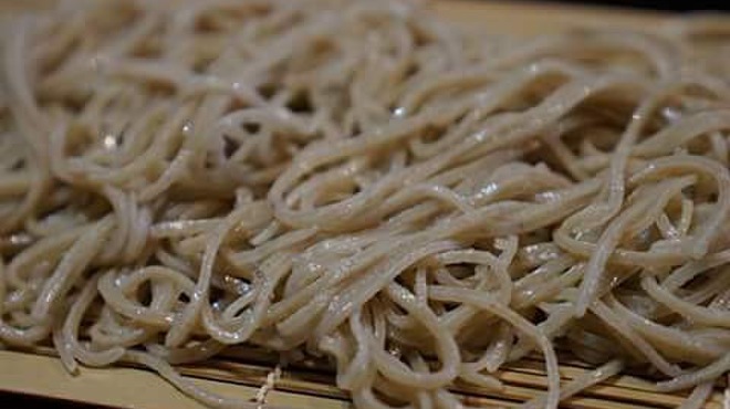 せいろに盛った十割そば